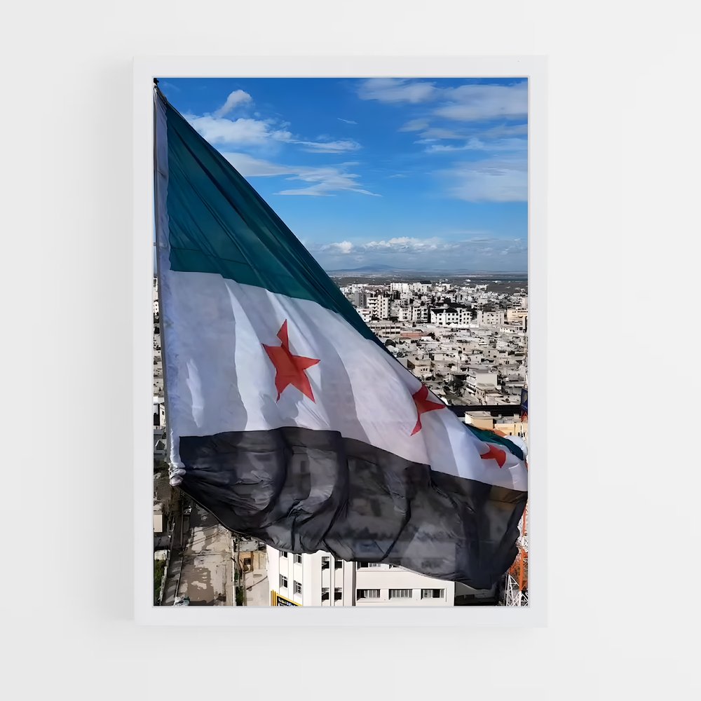 ap-syria flag-3 cadre Blanc