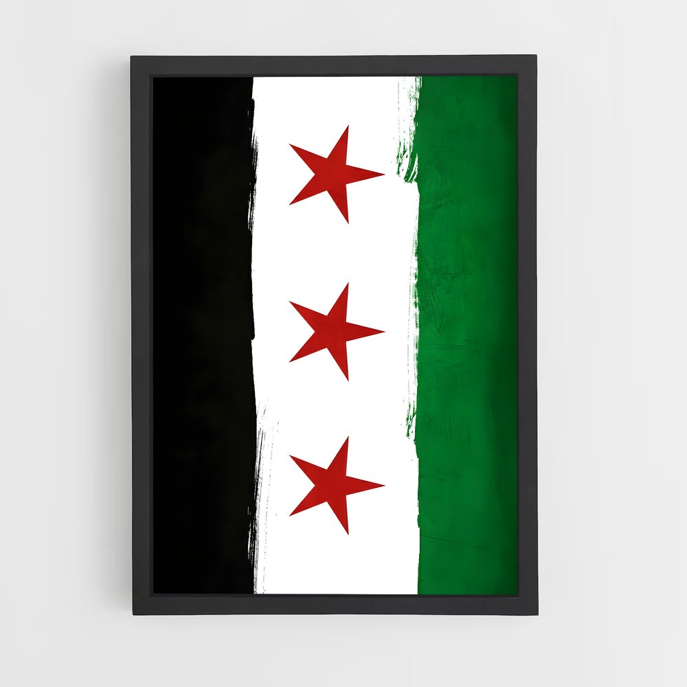 ap-syria flag-6 cadre Noir