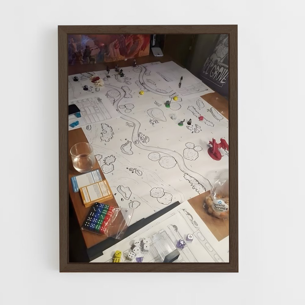 ap-tabletop rpg-2 cadre Bois foncé