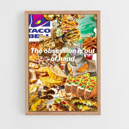 ap-taco bell-4 cadre Bois clair