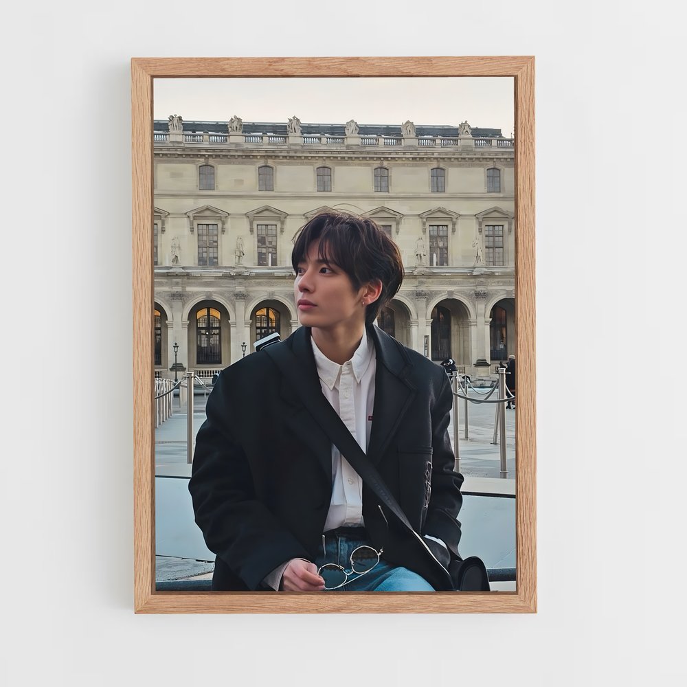 ap-taehyun-1 cadre Bois clair