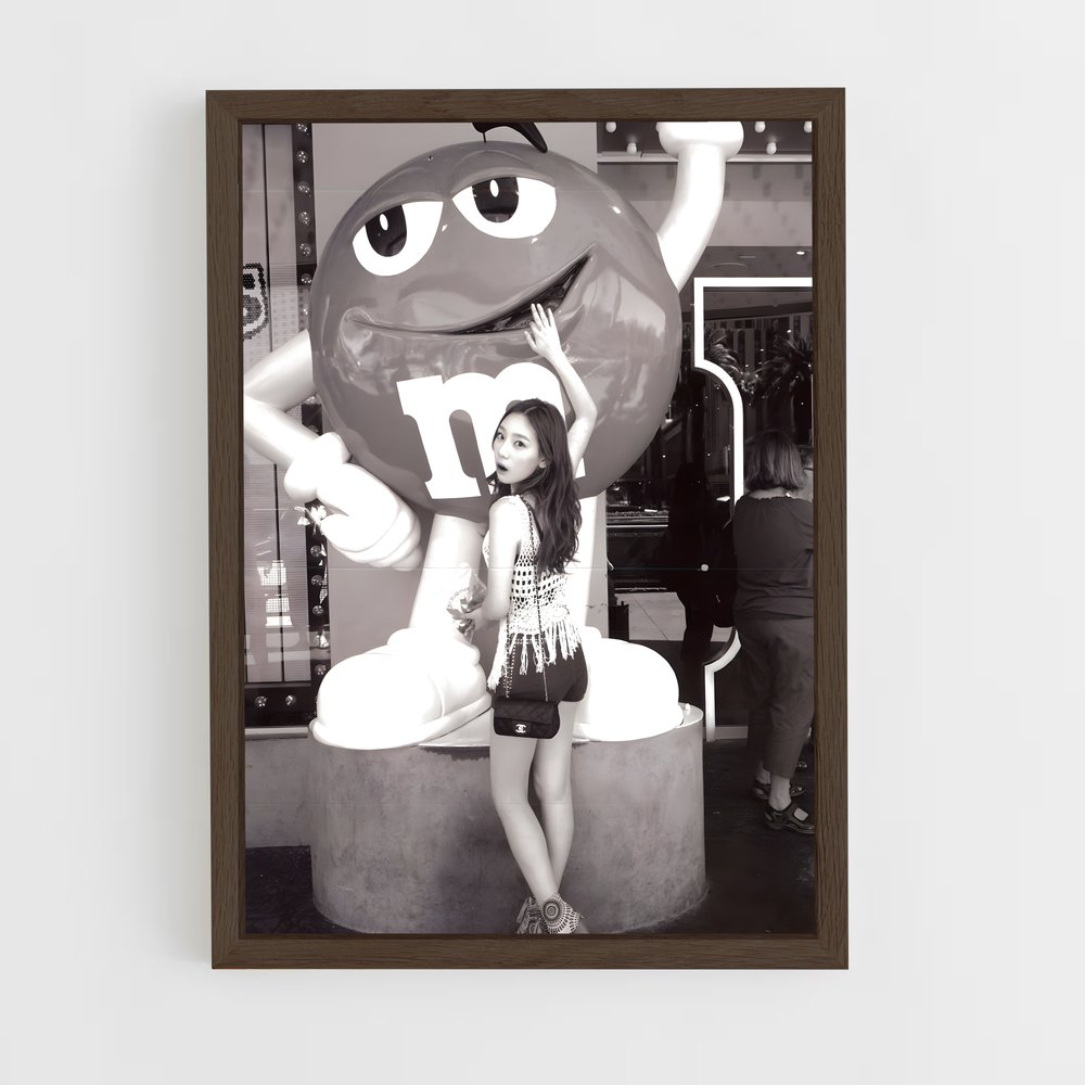 ap-taeyeon-2 cadre Bois foncé