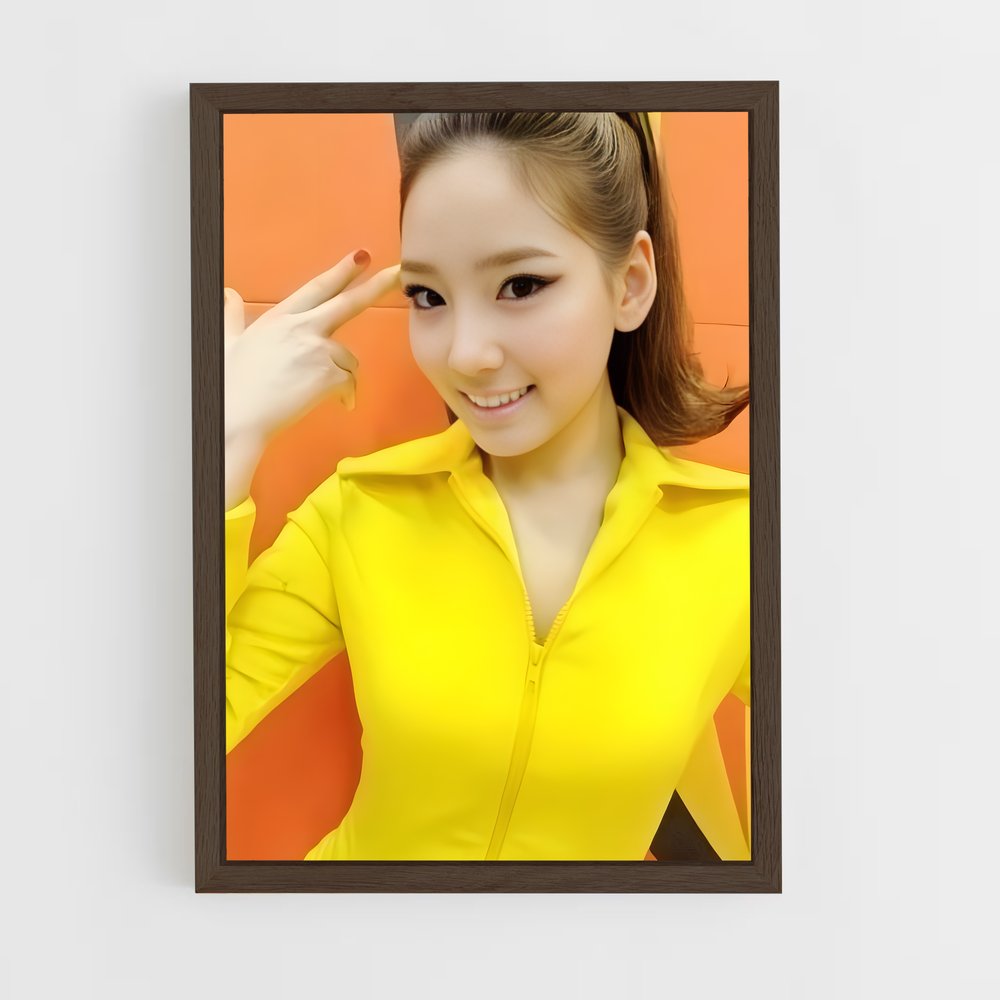ap-taeyeon-4 cadre Bois foncé