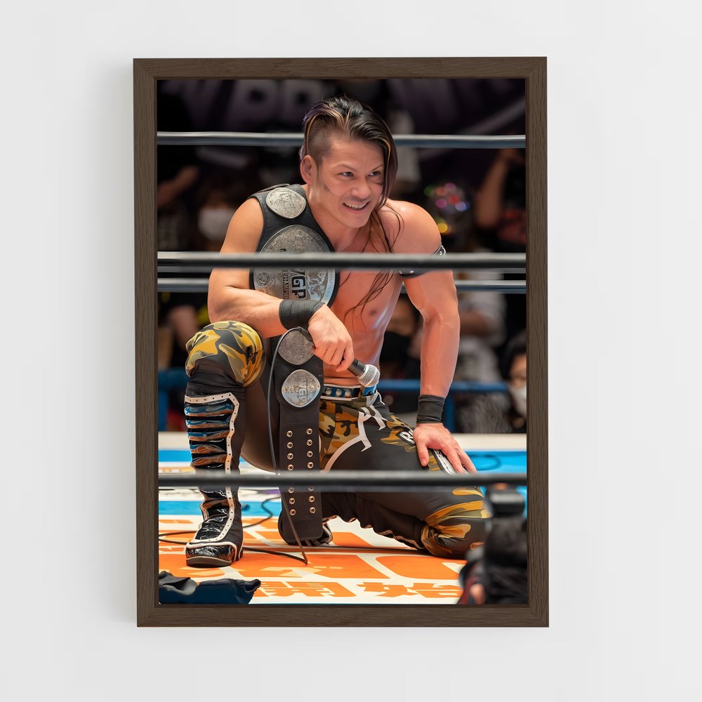 ap-taiji ishimori-6 cadre Bois foncé