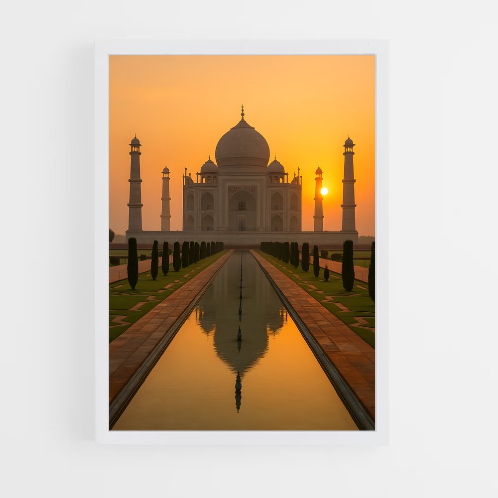 ap-taj mahal-10 cadre Blanc