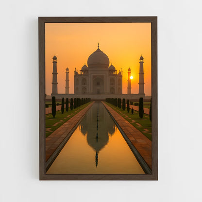 ap-taj mahal-10 cadre Bois foncé