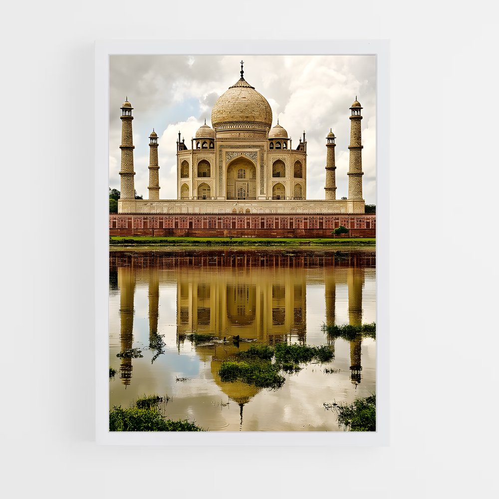 ap-taj mahal-5 cadre Blanc