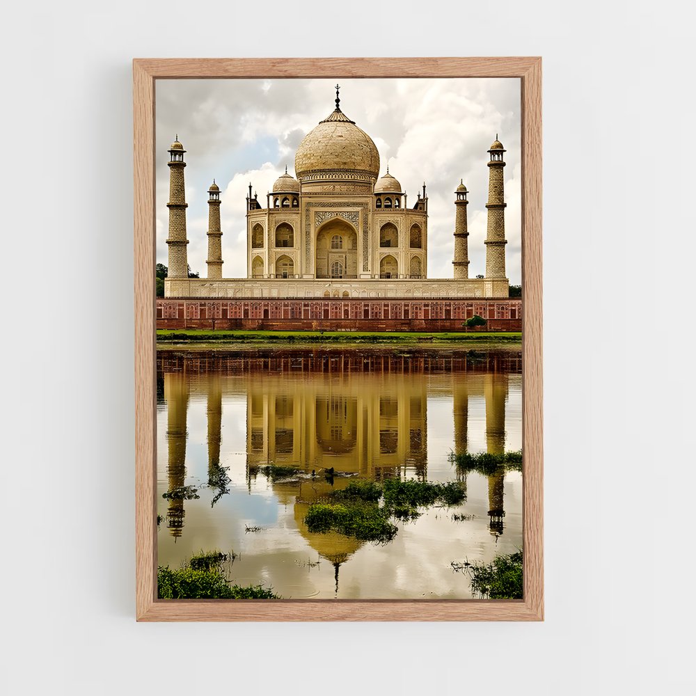 ap-taj mahal-5 cadre Bois clair