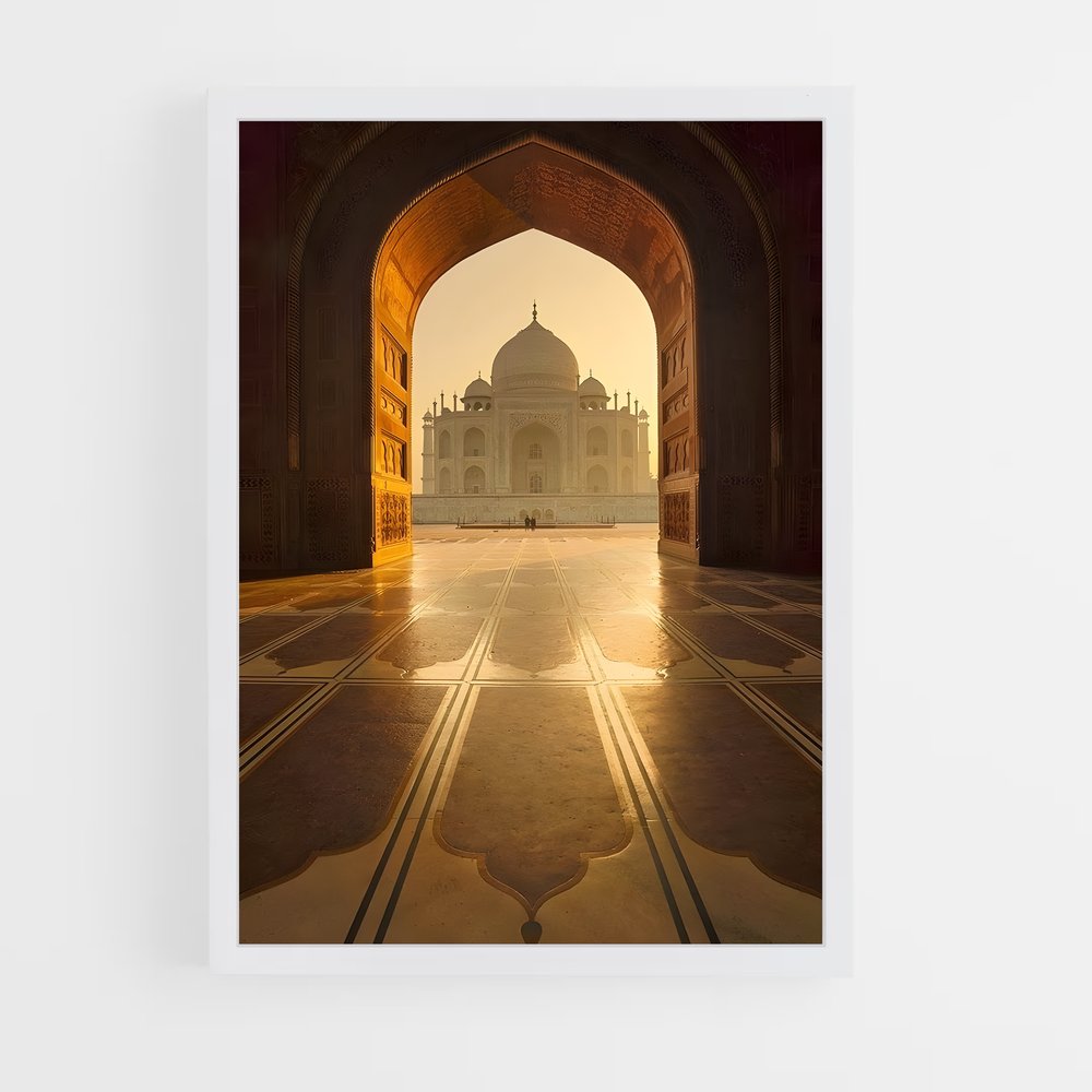 ap-taj mahal-7 cadre Blanc