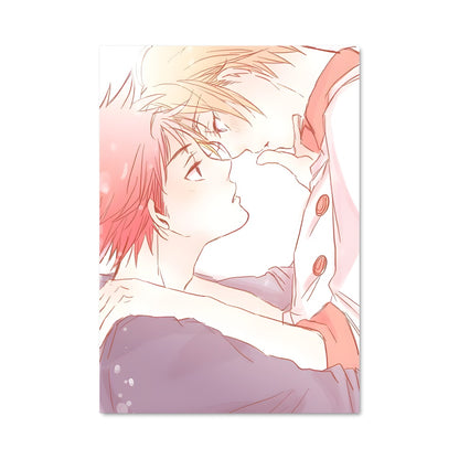 Poster Baiser Sous la Neige