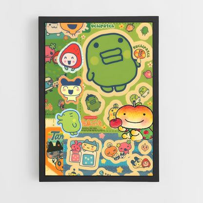 ap-tamagotchi-4 cadre Noir
