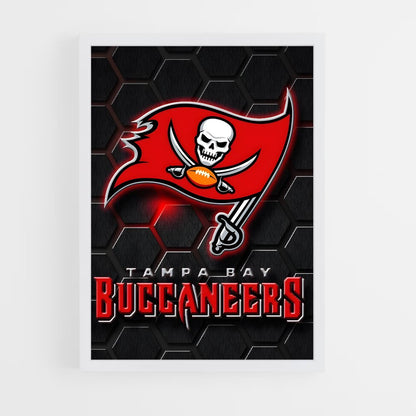 ap-tampa bay buccaneers-3 cadre Blanc
