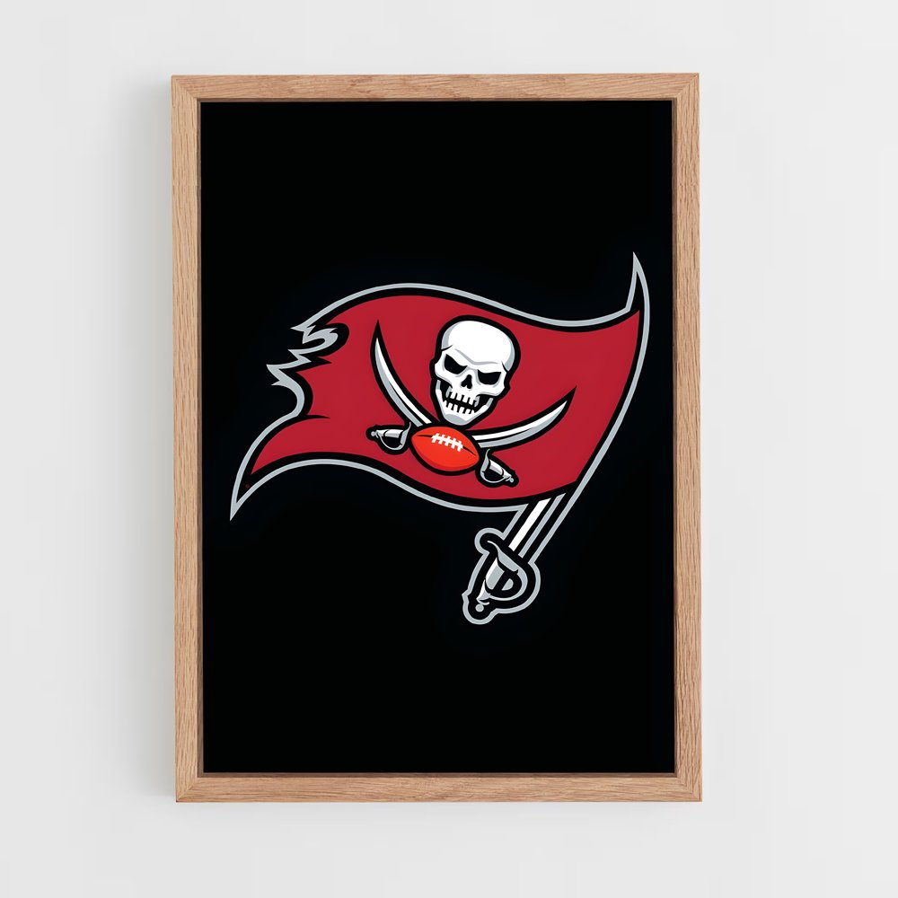 ap-tampa bay buccaneers-4 cadre Bois clair