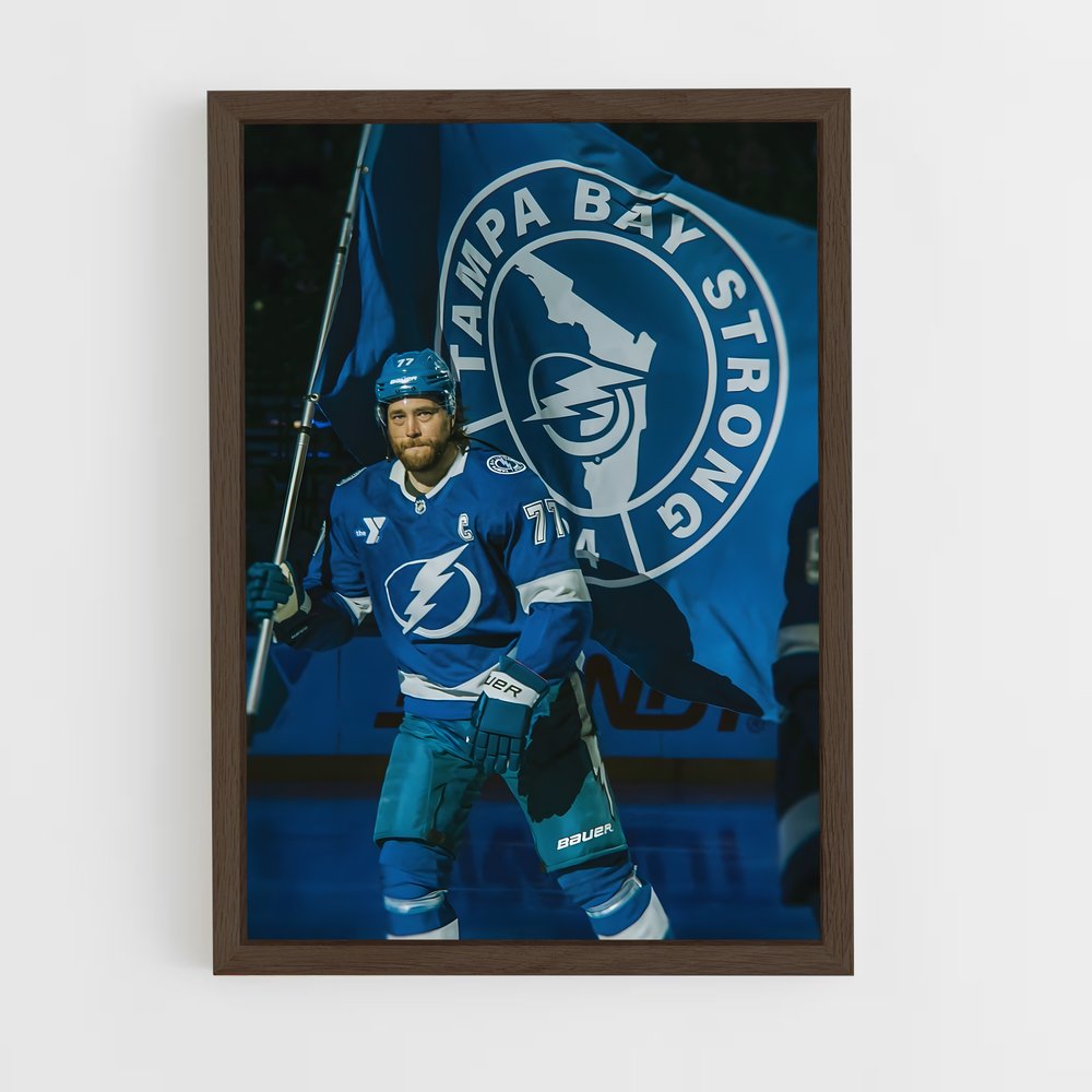 ap-tampa bay lightning-1 cadre Bois foncé