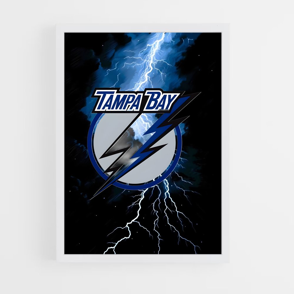 ap-tampa bay lightning-3 cadre Blanc