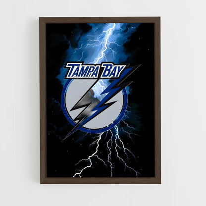 ap-tampa bay lightning-3 cadre Bois foncé