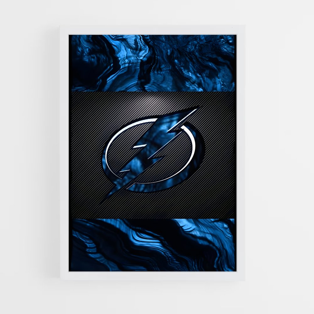ap-tampa bay lightning-8 cadre Blanc