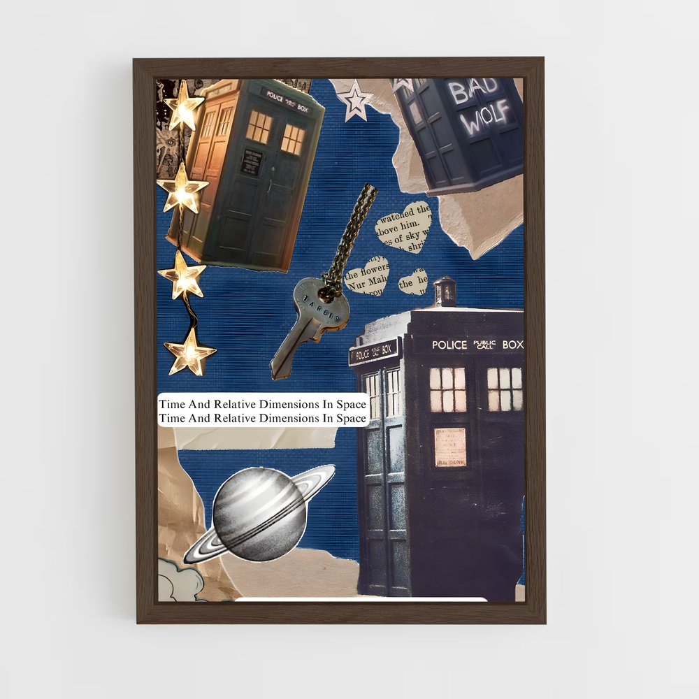ap-tardis-6 cadre Bois foncé