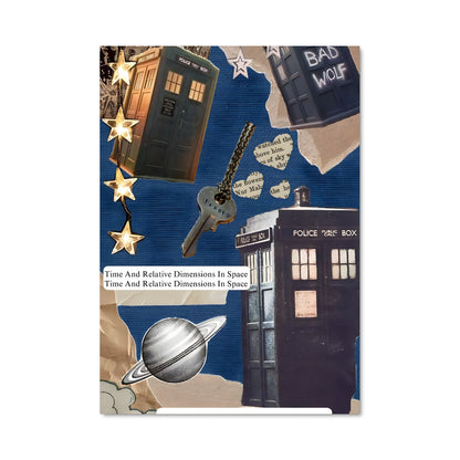 Poster Tardis Voyage Temporel