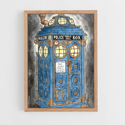 ap-tardis-7 cadre Bois clair