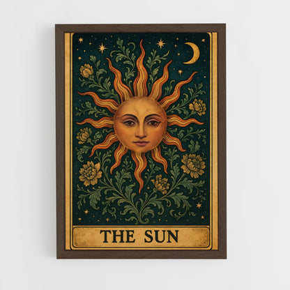 ap-tarot cards-8 cadre Bois foncé
