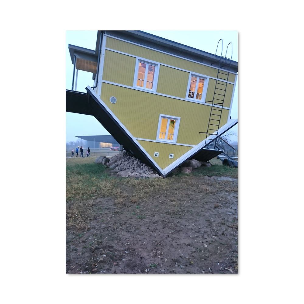 Poster Maison à l'Envers