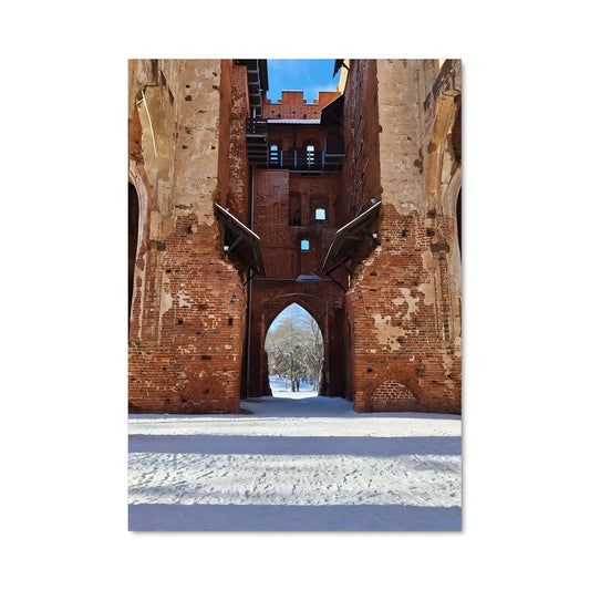 Poster Rue Enneigée