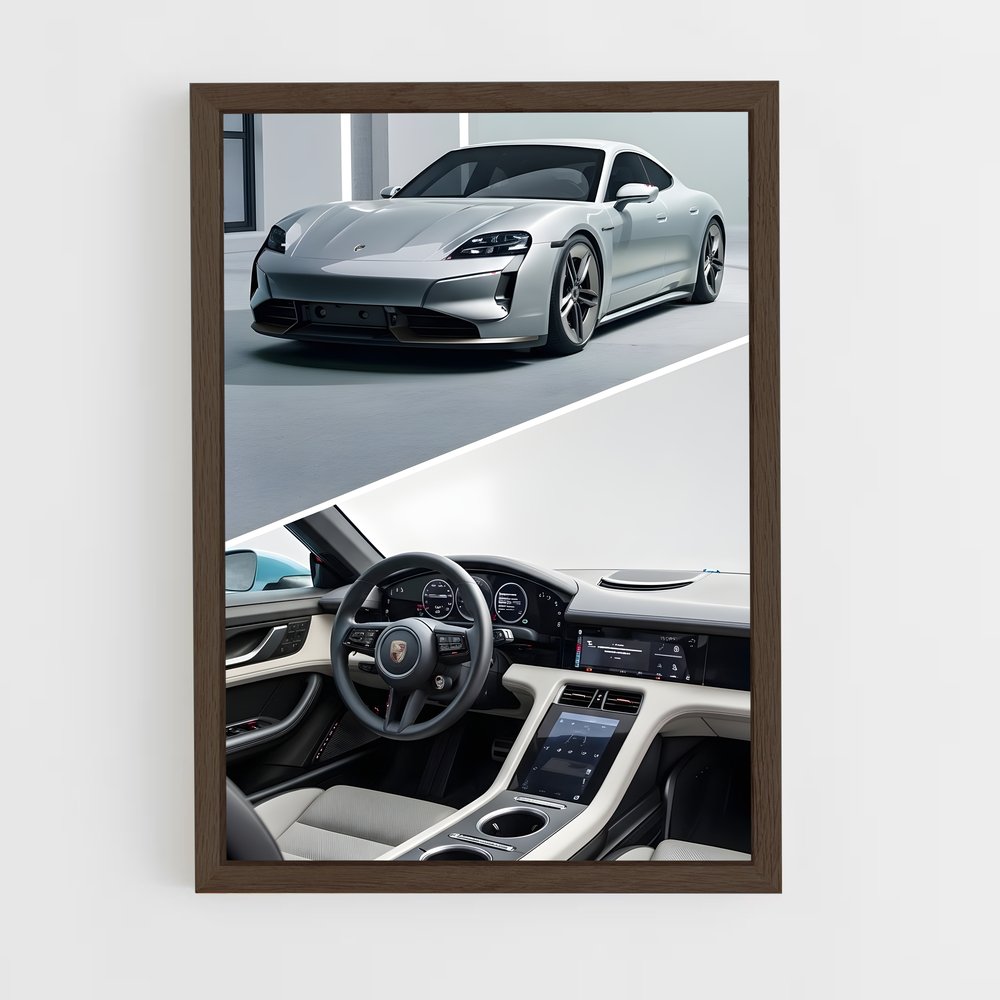 ap-taycan turbo gt-2 cadre Bois foncé