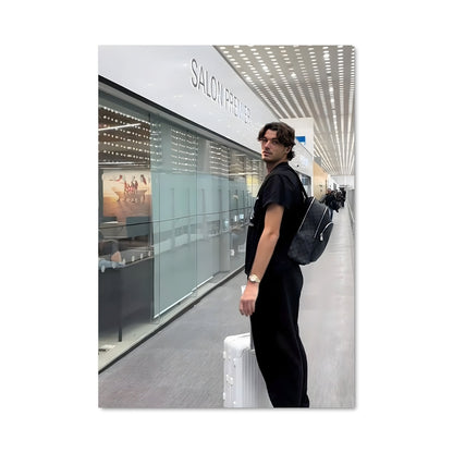 Poster Voyageur Moderne