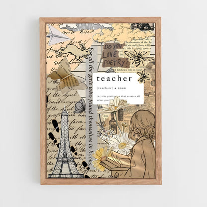ap-teacher-3 cadre Bois clair