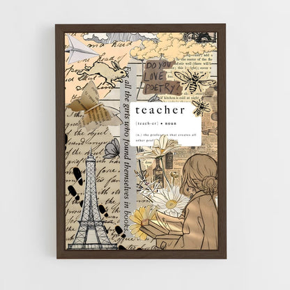 ap-teacher-3 cadre Bois foncé