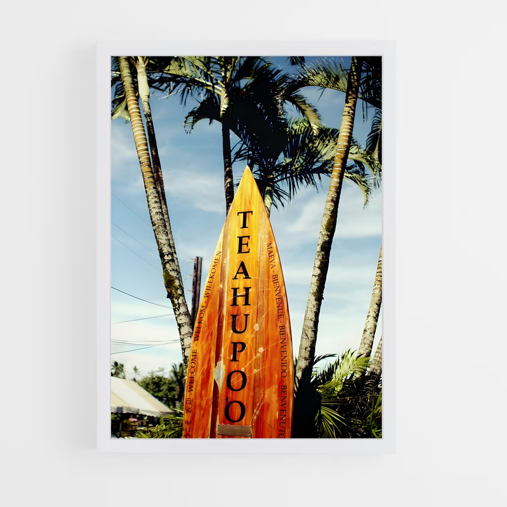 ap-teahupoo tahiti-4 cadre Blanc