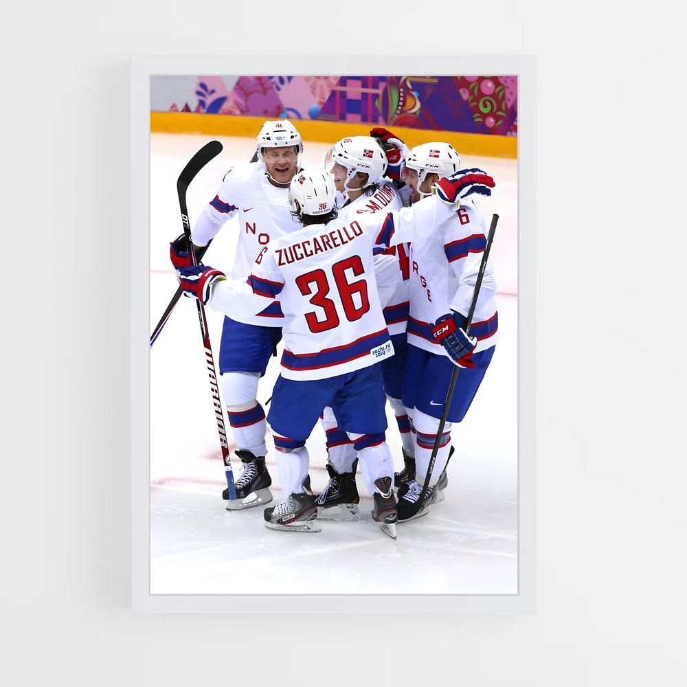 ap-team norway hockey-1 cadre Blanc