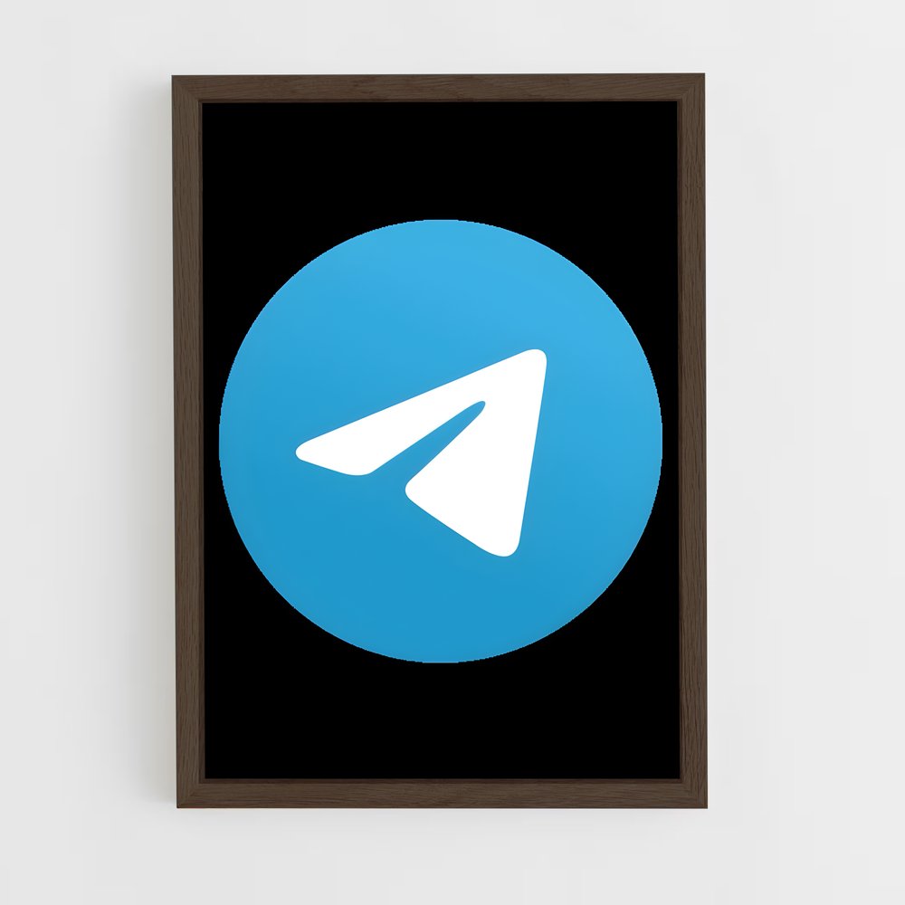 ap-telegram-2 cadre Bois foncé