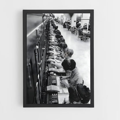 ap-telephone operator-2 cadre Noir