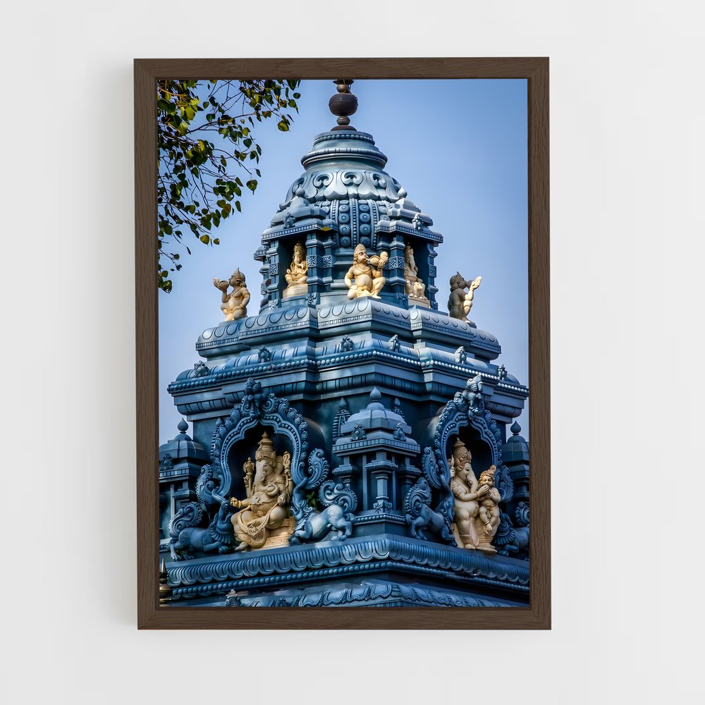 ap-temple architecture-5 cadre Bois foncé