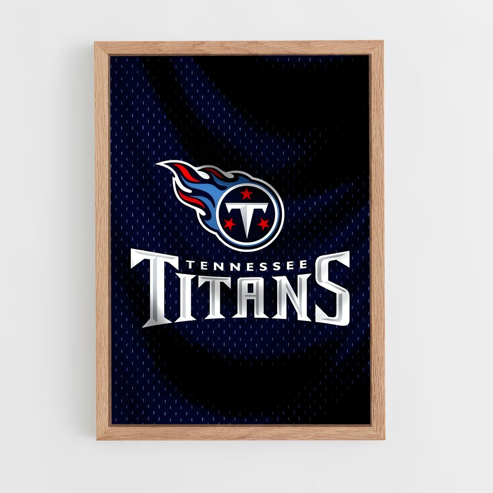 ap-tennessee titans-6 cadre Bois clair