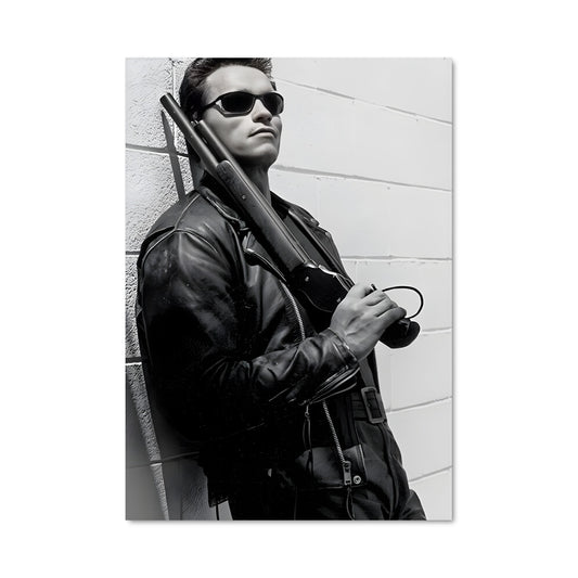 Poster Terminator en Cuir