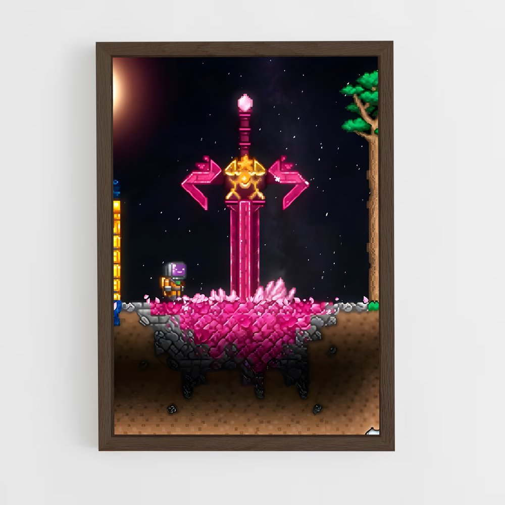 ap-terraria-3 cadre Bois foncé