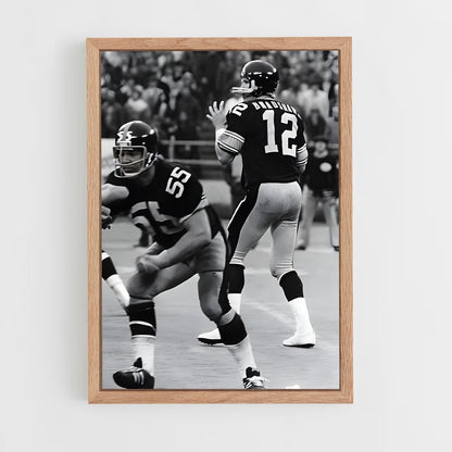 ap-terry bradshaw-6 cadre Bois clair
