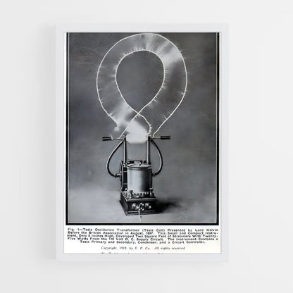 ap-tesla coil-3 cadre Blanc