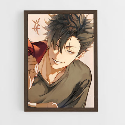 ap-tetsuro kuroo-1 cadre Bois foncé