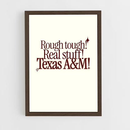 ap-texas aandm aggies-9 cadre Bois foncé