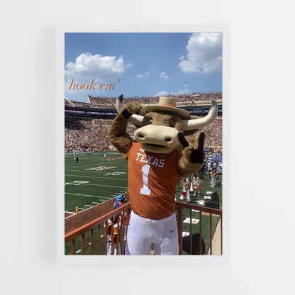 ap-texas longhorns-2 cadre Blanc