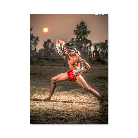 Poster Kick Thaïlandais
