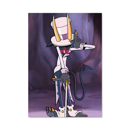 Poster Cuphead et son Minou