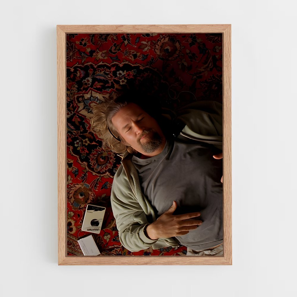 ap-the big lebowski-1 cadre Bois clair