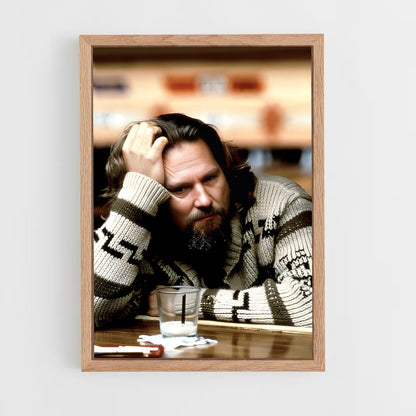 ap-the big lebowski-3 cadre Bois clair
