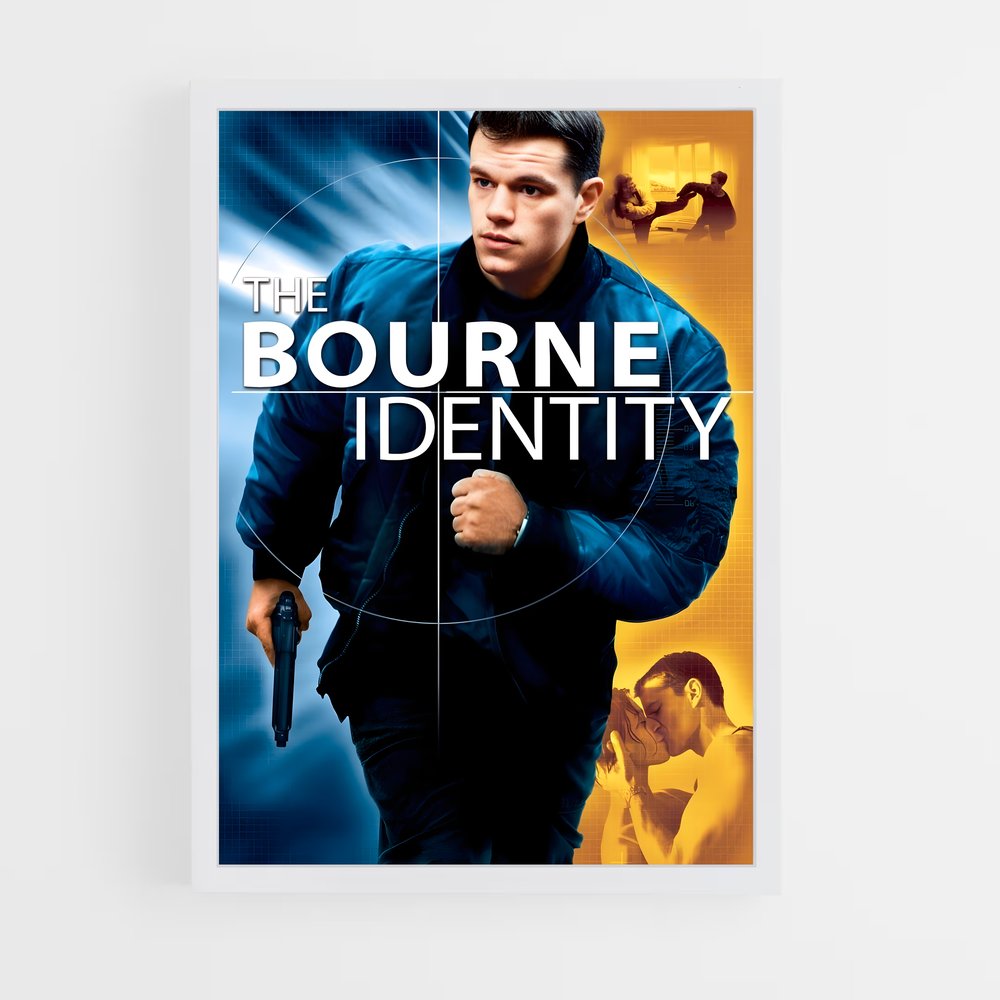ap-the bourne identity-3 cadre Blanc