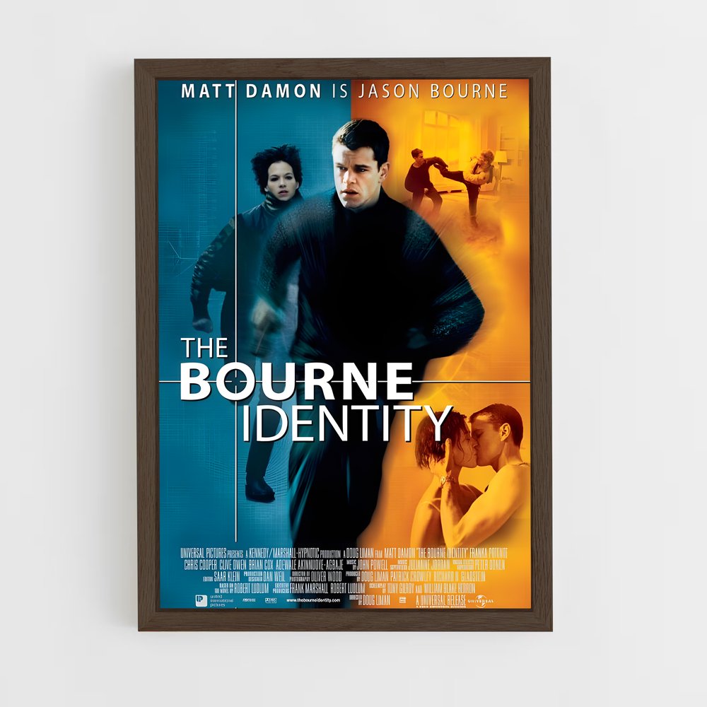 ap-the bourne identity-8 cadre Bois foncé